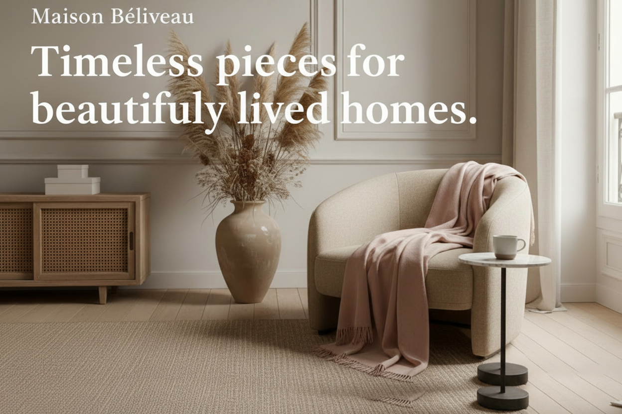 Timeless pieces for beautifully lived homes.